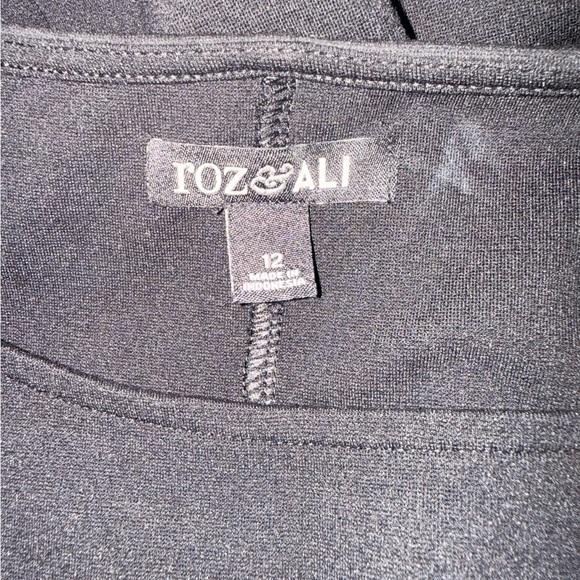 Roz & Ali Black Mini Dress with Gold Eyelets - Picture 7 of 7